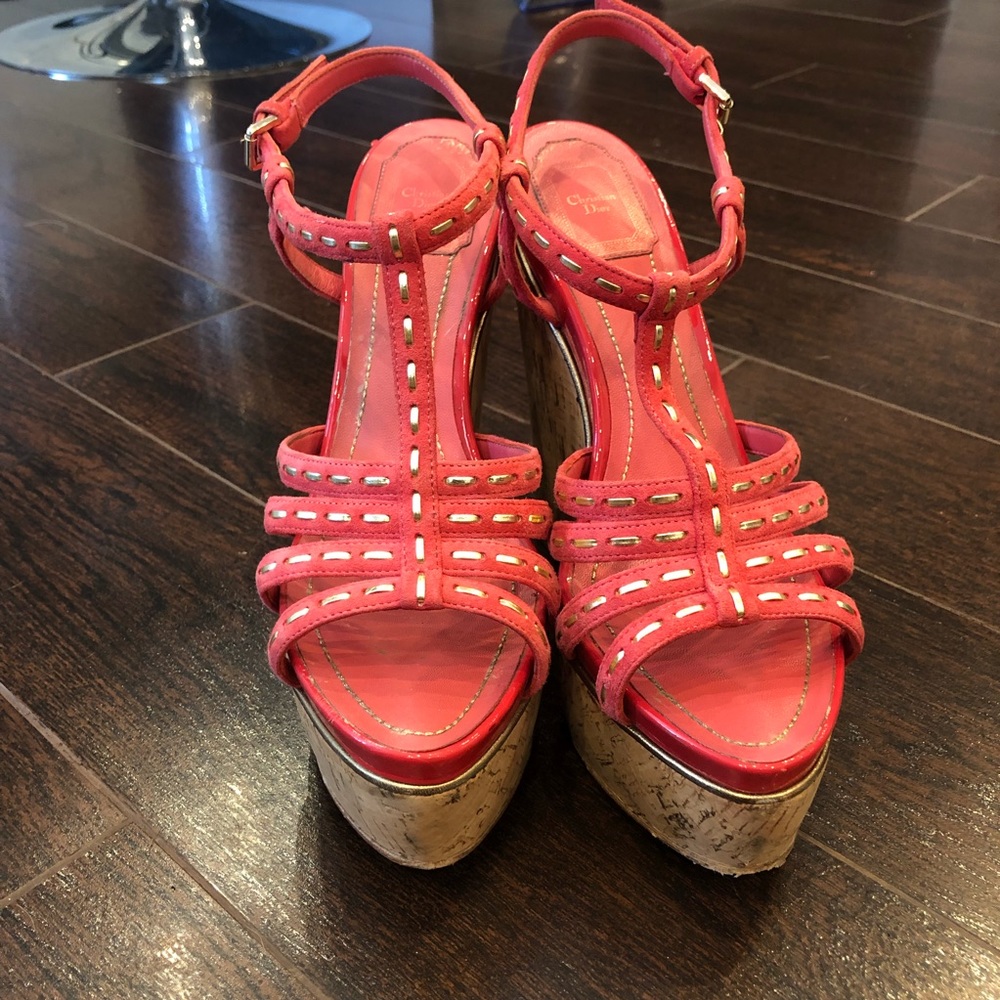 Dior Wedge Sandals